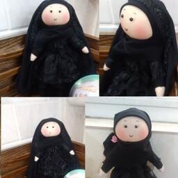عروسک باحجاب مشکی (محرم و فاطمیه)