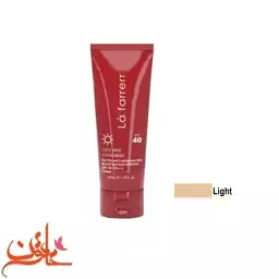 کرم ضد آفتاب رنگی لافارر مخصوص پوست های چرب و مستعد آکنه SPF40-light