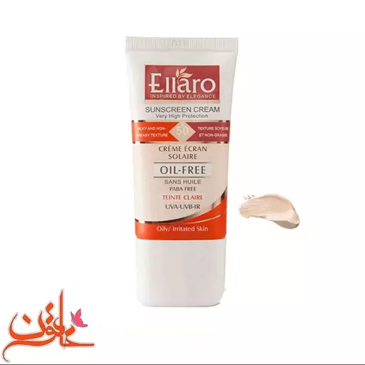 کرم ضد آفتاب الارو فاقد چربی SPF50  بژ روشن 