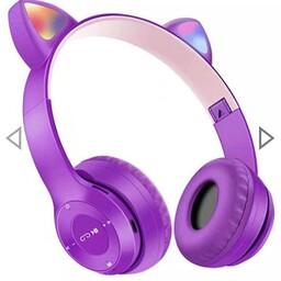 هدفون بی سیم مدل Cat-Ear Y47 گربه ایCat-Ear Y47 Wireless Headphones

