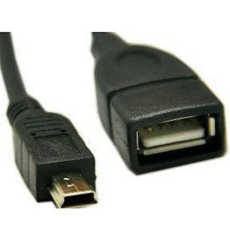 کابل OTG تبدیل Mini USB به USB( تبدیل USB پخش خودروچینی)