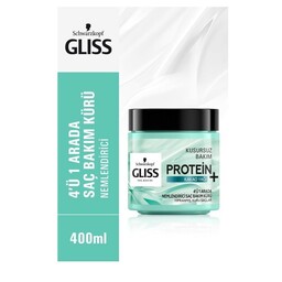 ماسک مو آبی پروتئین گلیس GLISS برای مرطوب کنندگی و مراقبت از مو حجم 400 میل