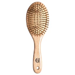 برس مو کریستین بیوتی مدل G37 تمام چوب مناسب موهای بلند با سَری بامبو