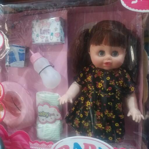 عروسک بیبی برن بزرگ با قیمت خرید و همراه وسایل کودک