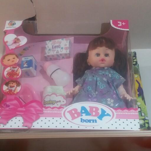 عروسک بیبی برن بزرگ با قیمت خرید و همراه وسایل کودک