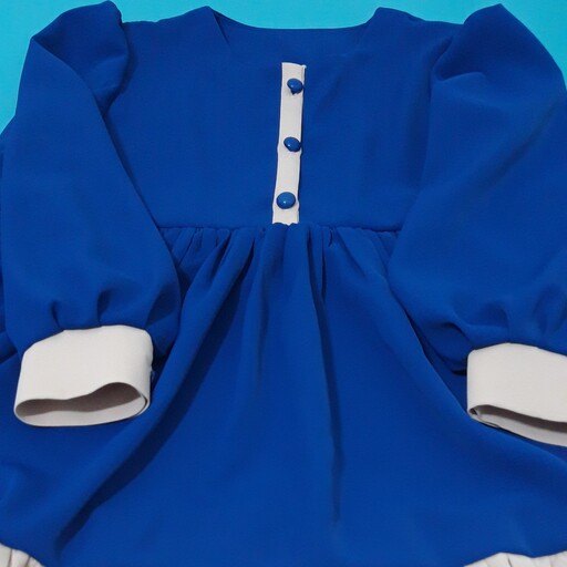پیراهن آستین بلند دخترانه جنس پارچه کرپ الیزه  قابل سفارش در سایزهای مختلف رنگ سفارشی  مدل طبق سلیقه مشتری قابل تغییر اس