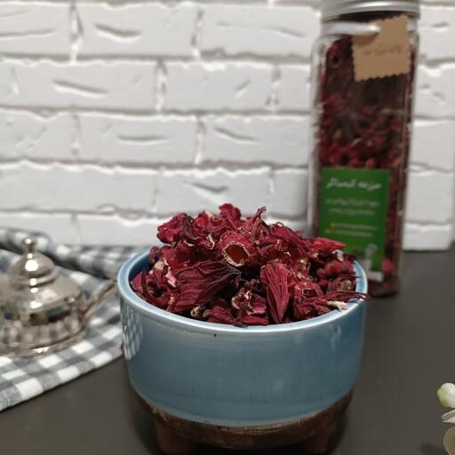 چای ترش ایرانی اعلا 100 گرمی با ظرف شیشه ای 