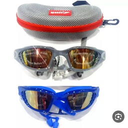 عینک شنا اسپیدو جیوه ای گوشی دار بسیار با کیفیت برای حرفه ای ها رنگبندی کامل مشکی، طوسی، آبی، صورتی 