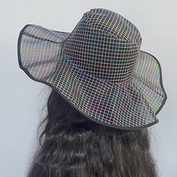 کلاه آفتابگیر مجلسی زنانه مدل 10802 رنگ مشکی 