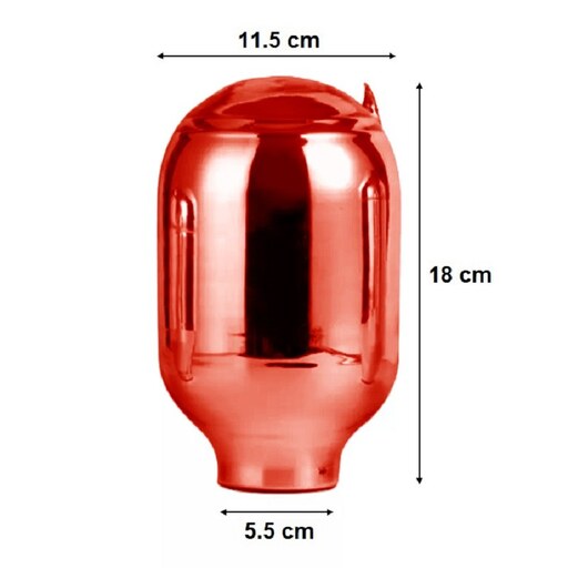 شیشه فلاسک صورتی مدل  استاندارد گنجایش یک لیتر