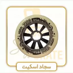 پک 8 عددی چرخ کفش اسکیت برند زیکو Zico سفید (110میلیمتر)