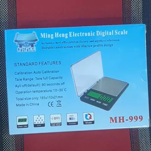 ترازوی دیجیتال یک کیلوگرمی MING HENG مدل MH-999