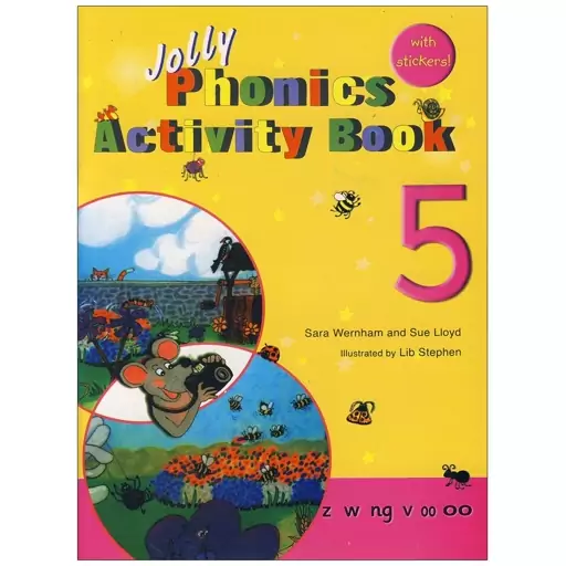 کتاب استیودنت جولی فونیکس 5   Jolly Phonics Activity Book 5