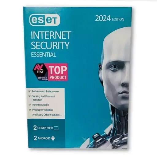 آنتی ویروس نود 32 نسخه 2024 دو کاربره (کامپیوتر) بدون دیسک - Internet Security Essential 2024