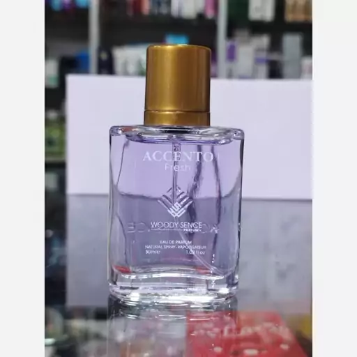 عطر جیبی وودی سنس مدل اکسنتو Accento حجم 30 میلی لیتر