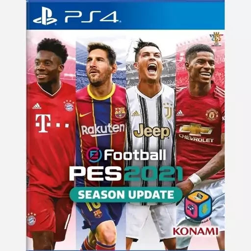 دیسک pes 2021 ps4 (قابل اجرا روی ps5)