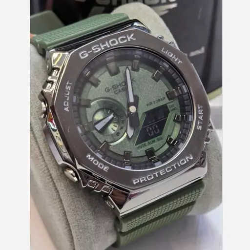 ساعت مچی جی شاک قاب فلزی مدل G-SHOCK GM2100  