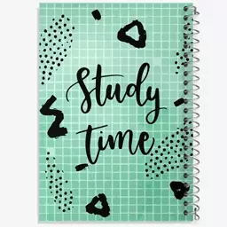 دفتر مشق 50 برگ خندالو طرح Study Time کد N74