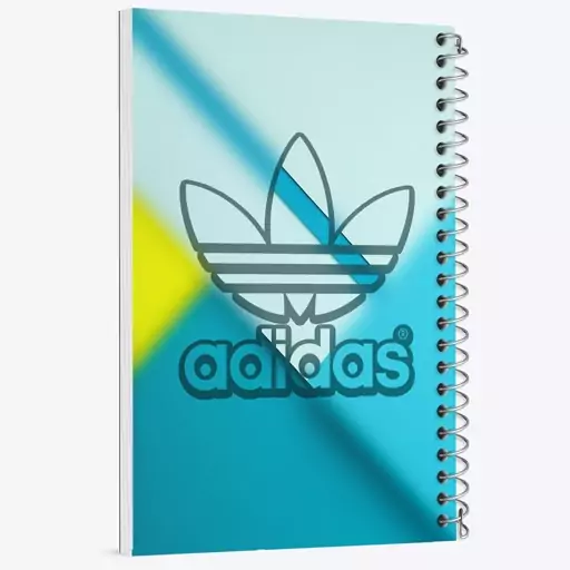 دفتر مشق 50 برگ خندالو طرح آدیداس (Adidas) کد 36939