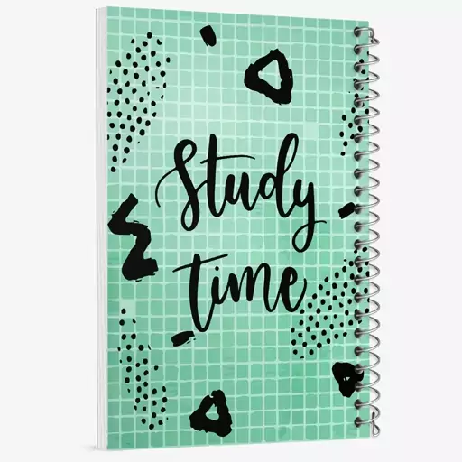 دفتر مشق 50 برگ خندالو طرح Study Time کد N74