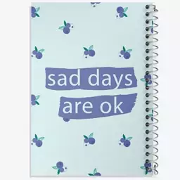 دفتر مشق 50 برگ خندالو طرح Sad Days Are Ok کد N169