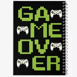 دفتر مشق 50 برگ خندالو طرح Game Over کد N922