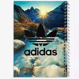 دفتر مشق 50 برگ خندالو طرح آدیداس (Adidas) کد F1066