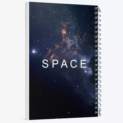 دفتر مشق 50 برگ خندالو طرح Space کد F1842