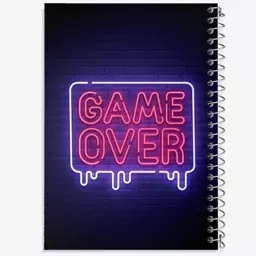 دفتر مشق 50 برگ خندالو طرح Game Over کد F2348