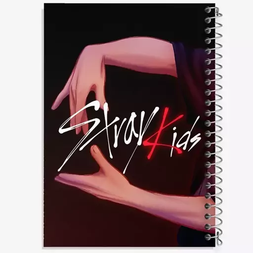 دفتر مشق 50 برگ خندالو طرح استری کیدز (Stray Kids) کد F1997