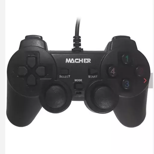 دسته بازی تک شوک دار سیمی Macher MR-54 PS1/PS2 کد 2