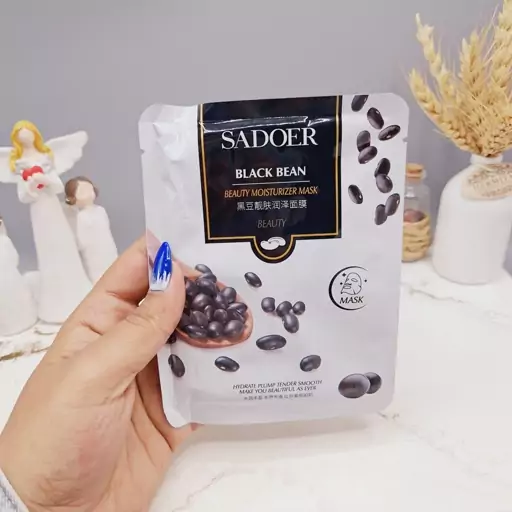 ماسک ورقه ای لوبیا سیاه سادور SADOER Black Bean Mask 