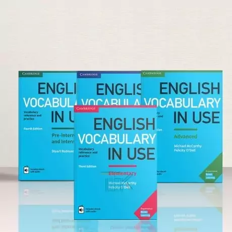 پک 4 جلدی کتاب انگلیش وکبیولری این یوز English Vocabulary in Use Pack