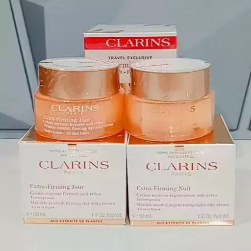 پک کرم شب و روز کلارنس CLARINS مدل Extra Firming Partners 50 میل