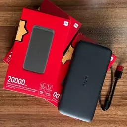 پاوربانک شیائومی مدل Redmi PB200LZM ظرفیت 20000 میلی آمپر ساعت ارسال رایگان و کابل شارژر