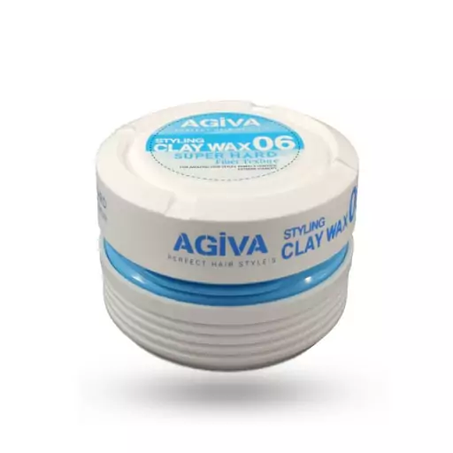 واکس مو سفید آگیوا AGiVA شماره 06 مدل Styling Clay Wax حجم 175 میل