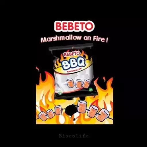 مارشمالو باربیکیو کبابی 275 گرم Bebeto BBQ