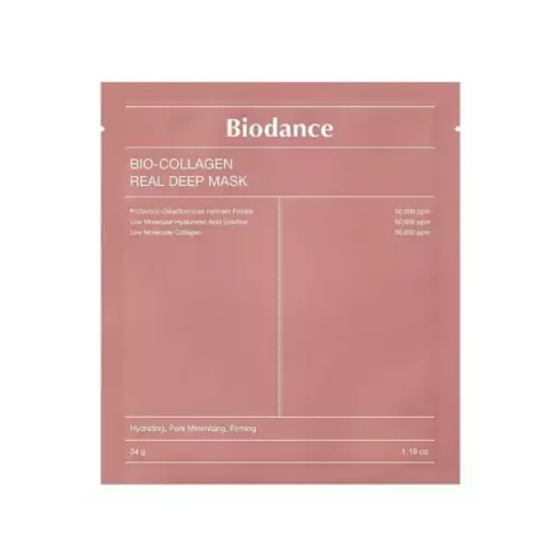 ماسک ورقه ای بیوکلاژن بیودانس (جدا شده ار پک) BIODANCE / خوب کالا