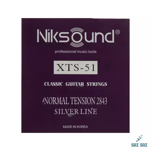 سیم گیتار کلاسیک برند Niksound -XTs.51