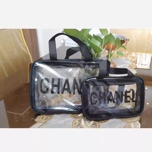 کیف زیپی استخری و آرایشی Chanel