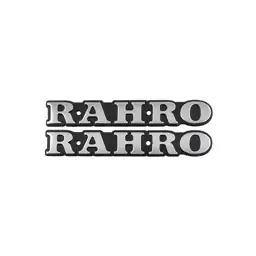 آرم باک فلزی خارجی رهرو نقره ای RAHRO