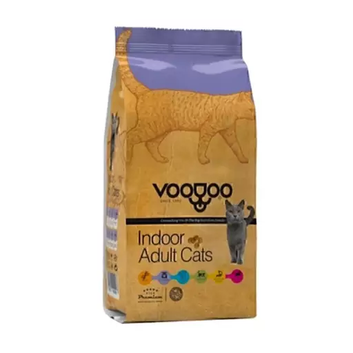 غذای خشک گربه بالغ وودو VooDoo Indoor Adult وزن 7 کیلوگرم