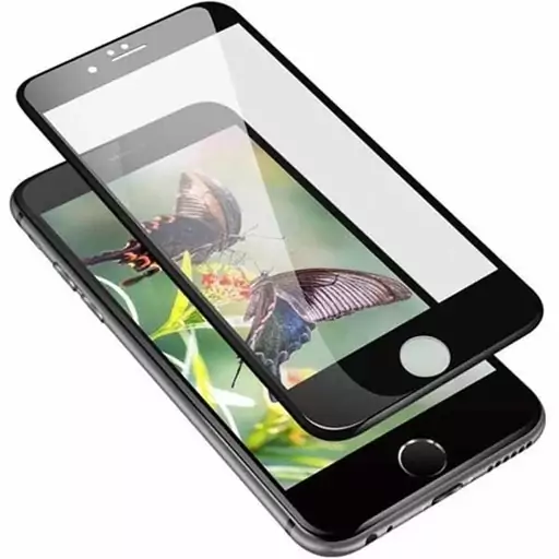 گلس ایفون شیشه ای apple iphone 6 - 6s - 6G محافظ صفحه نمایش دور رنگی محکم اپل IPHONE 6 - 6S - 6g خشگیر آیفون شش سیکس اس