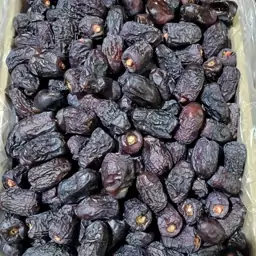 خرما مضافتی باغات بم فله (درجه 2) مناسب خوردن و بیشتر مناسب فراورده های خرمایی- جعبه 5کیلو