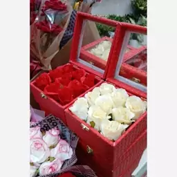 باکس صندوقچه ای گل مصنوعی 