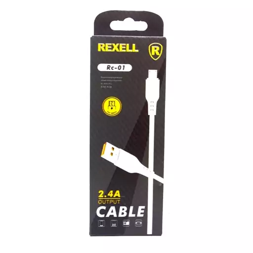 کابل پکدار میکرو اندروید REXELL RC01   سه ماه گارانتی محصول