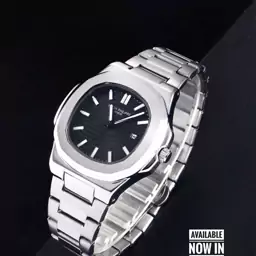 ساعت مردانه پتک فیلیپ ناتیلوس بند استیل با ارسال رایگان و جعبه patek philippe