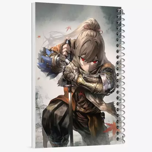 دفتر مشق 100 برگ خندالو طرح بازی سکیرو (sekiro) کد 31704