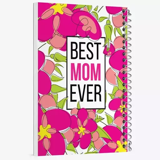 دفتر مشق 100 برگ خندالو طرح Best Mom Ever کد N496