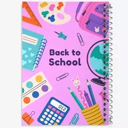 دفتر مشق 100 برگ خندالو طرح Back To School کد N1519